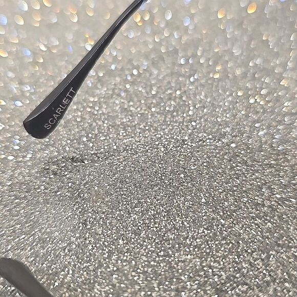 DIFF Scarlett 49MM Mirrored Aviator Sunglasses- Matte Black/Purple - Picture 5 of 8